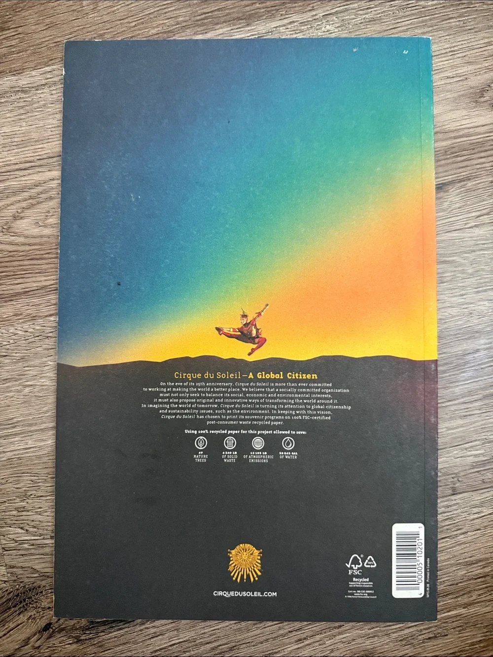 Cirque Du Soleil add piece